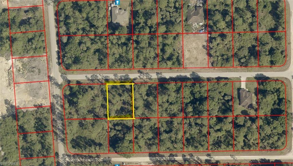Map of property location featuring property parcel outlined