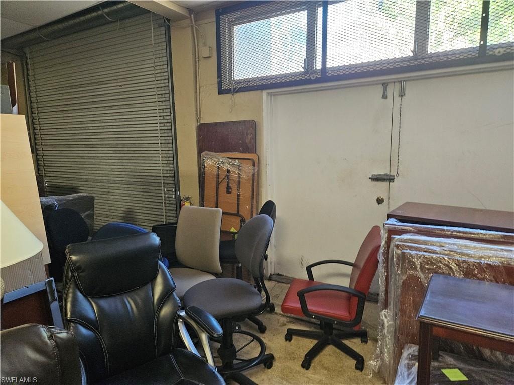 View of office area
