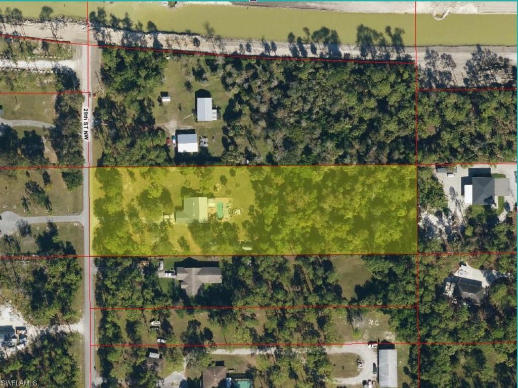 Aerial overview of property's location