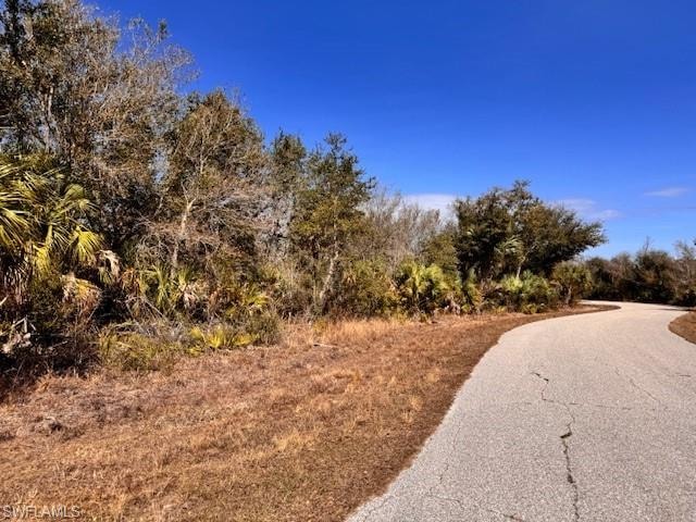 View of asphalt road