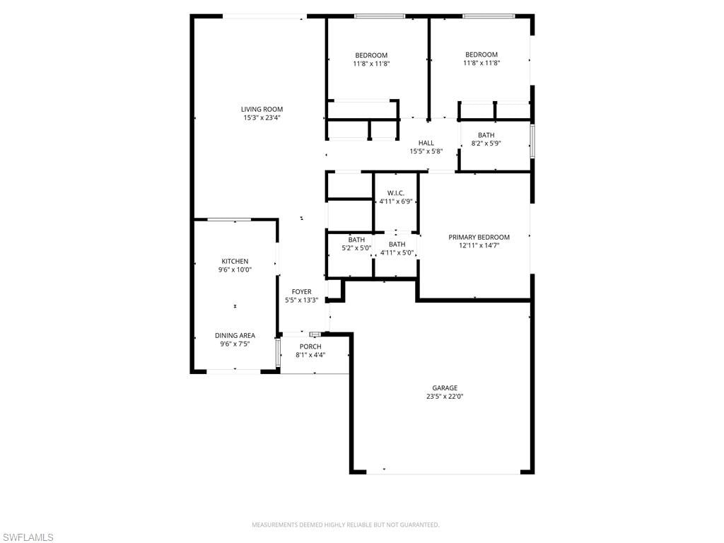 View of room layout