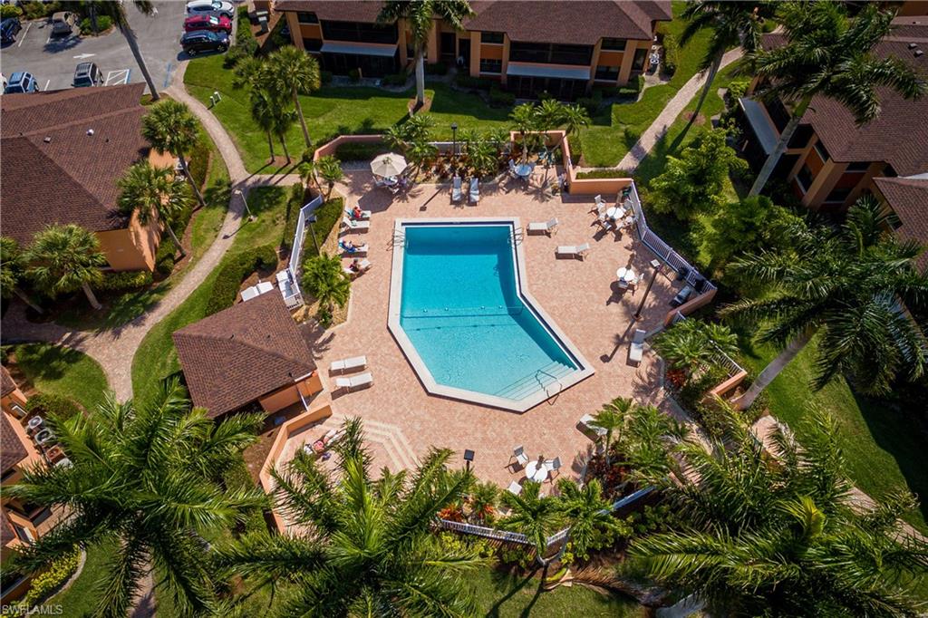 Aerial of pool
