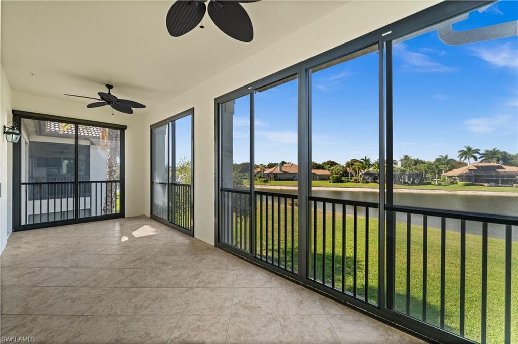 Screened in Lanai complete with added acrylic sliders, have the ability to feel the gorgeous Florida sun and wind or close them off all the while being open to the living room!