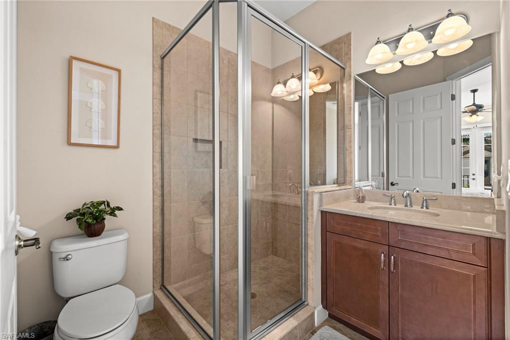 Good sixed guest attached bath