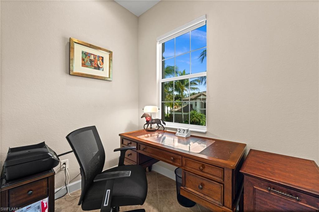 Very adorable office with a view of the front