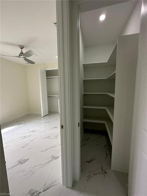 View of storage area