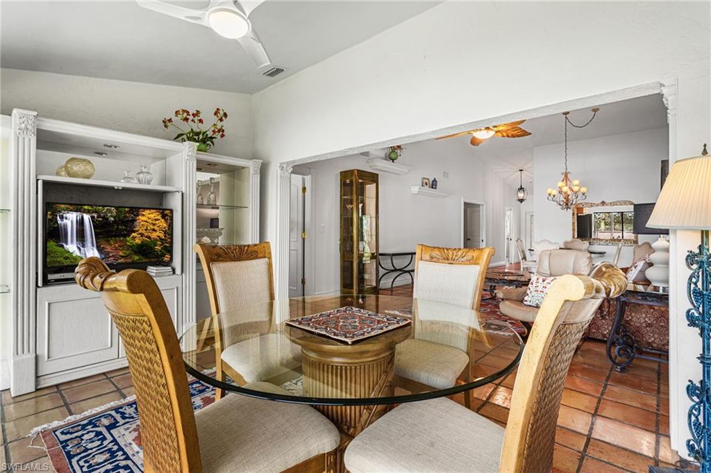 Glassed-in lanai creates a bonus room with great light and a gorgeous view!