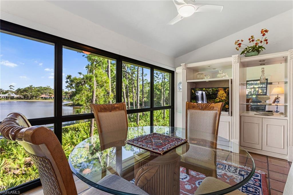 Glassed-in lanai creates a bonus room with great light and a gorgeous view!