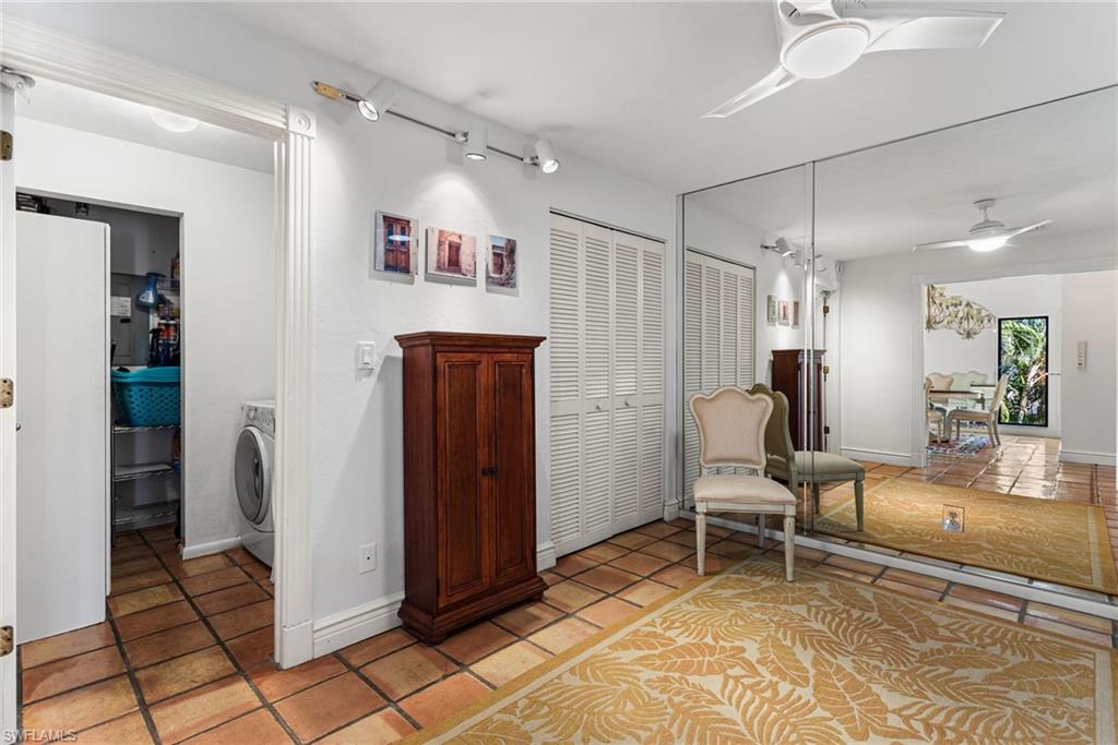 Den offers bonus space for guests, office or both!