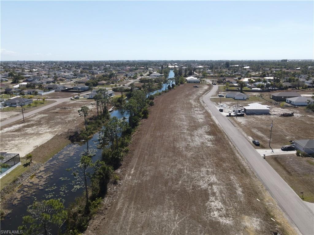 Fresh Waterfront NW Cape Coral Lot