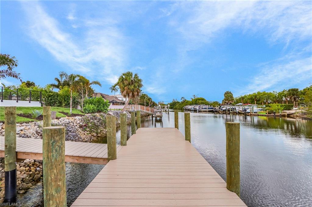Dock featuring a water view