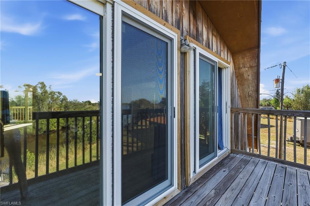 View of deck