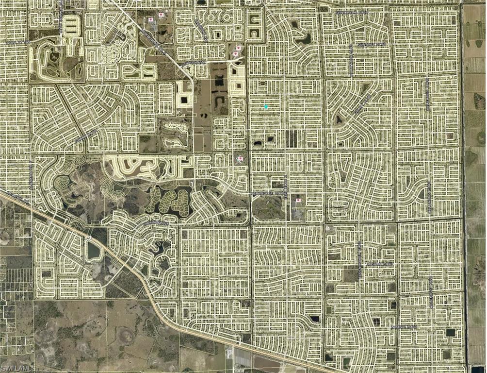 Aerial view of property's location
