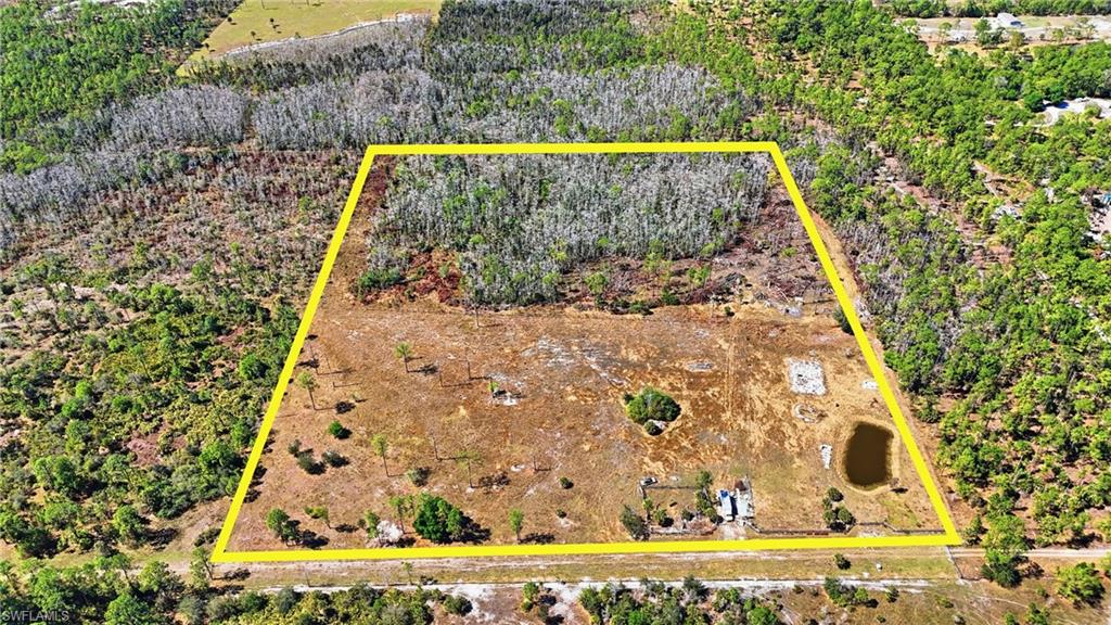 View of rural area featuring property parcel outlined