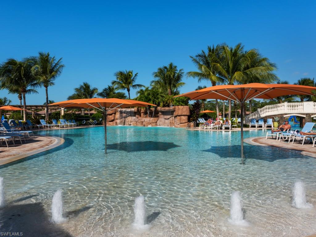 View of pool featuring pool water feature