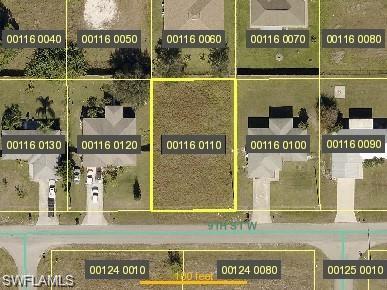 Aerial map of property and surrounding area