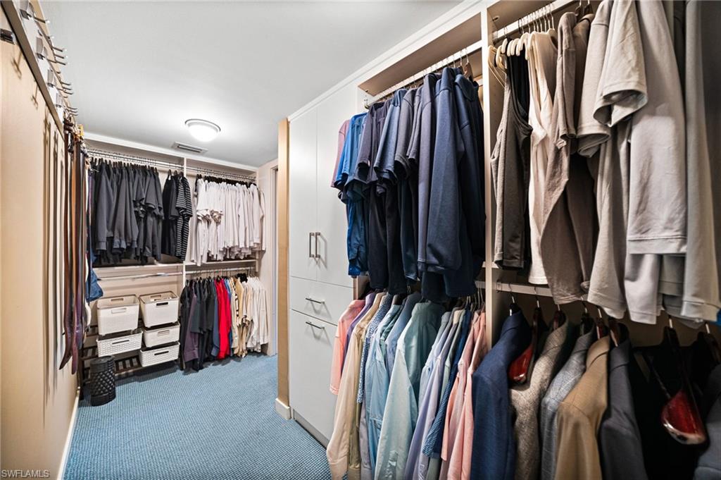 Custom California Closets throughout condo added in 2025!