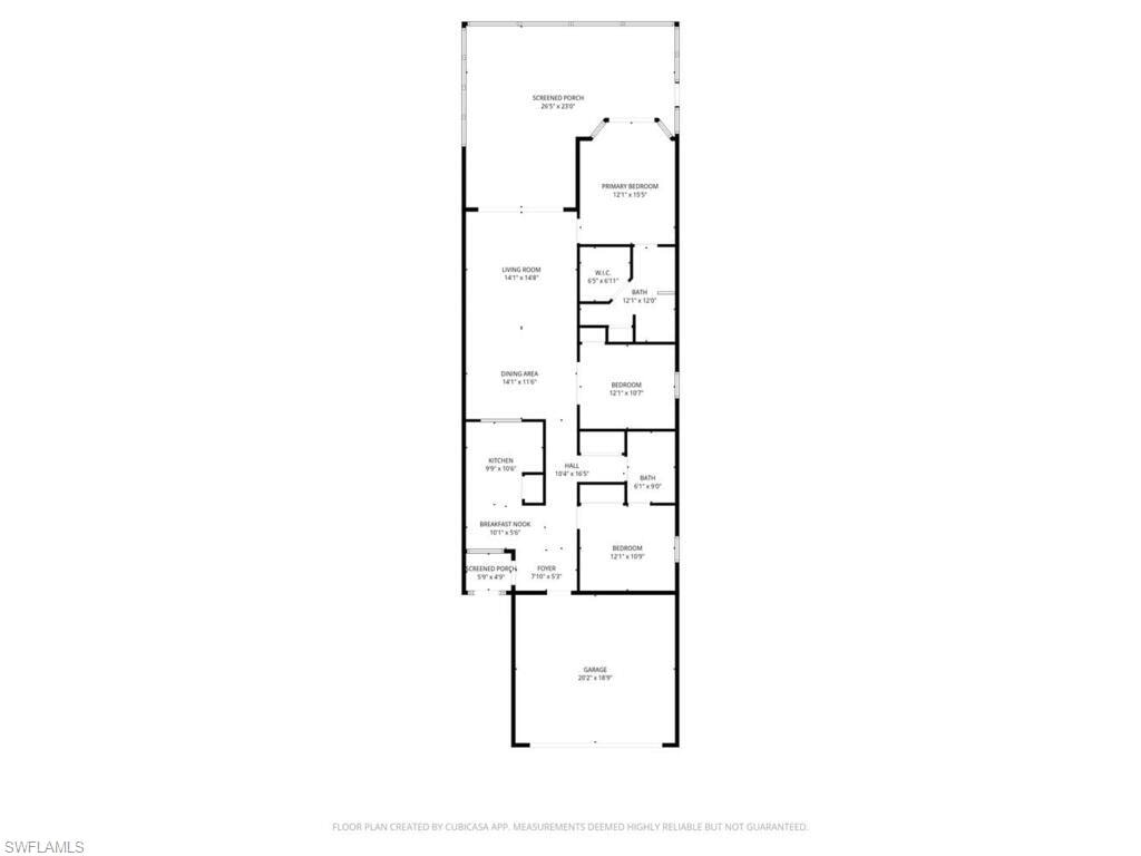 View of floor plan / room layout