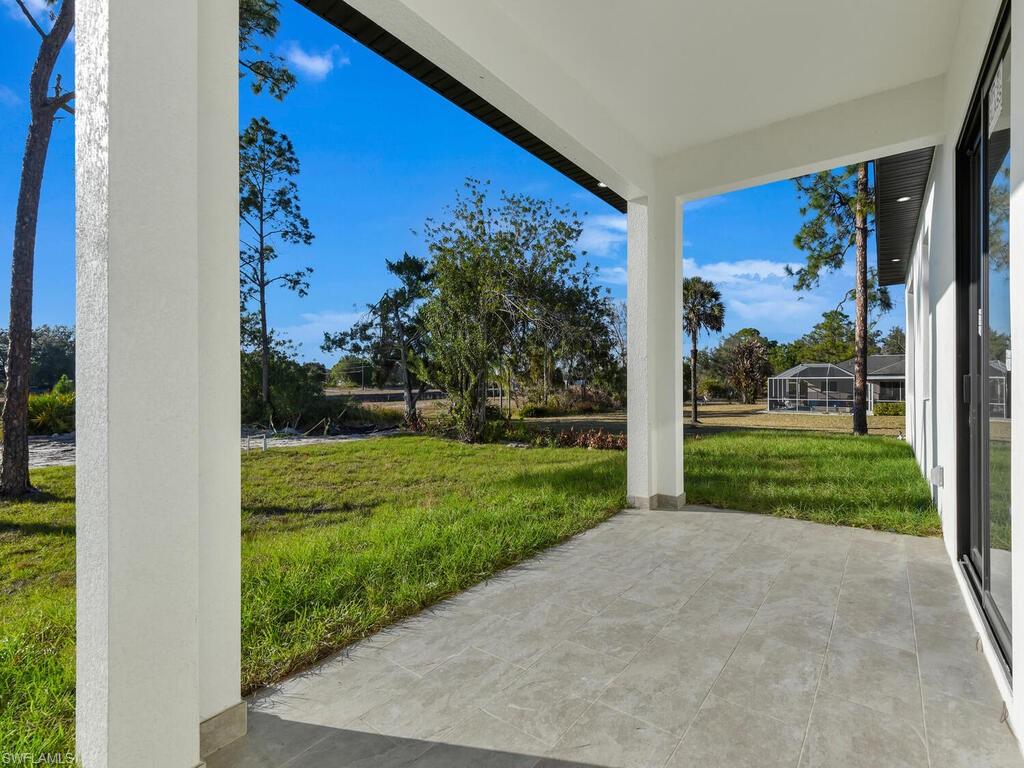 View of patio