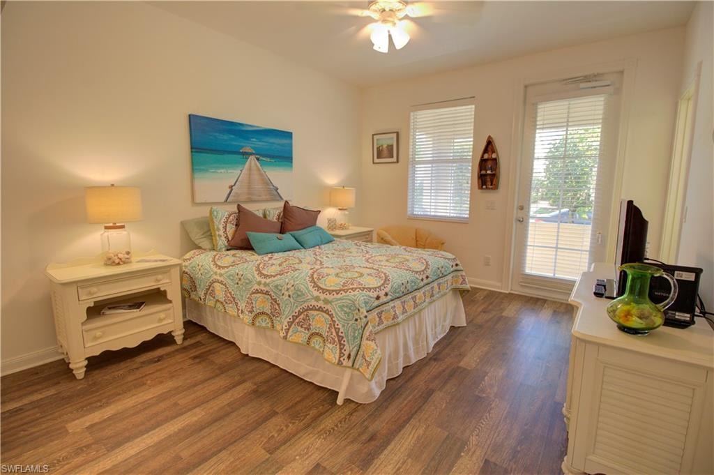 Bottom floor bedroom with bathroom and closet . own balcony porch,