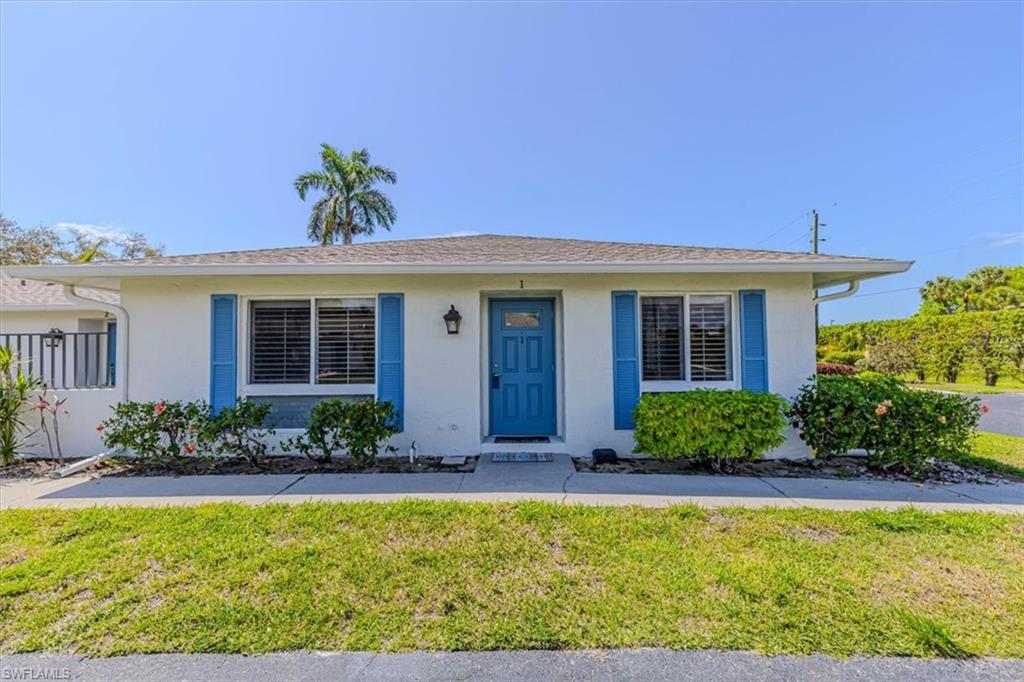 Property Entrance with front yard