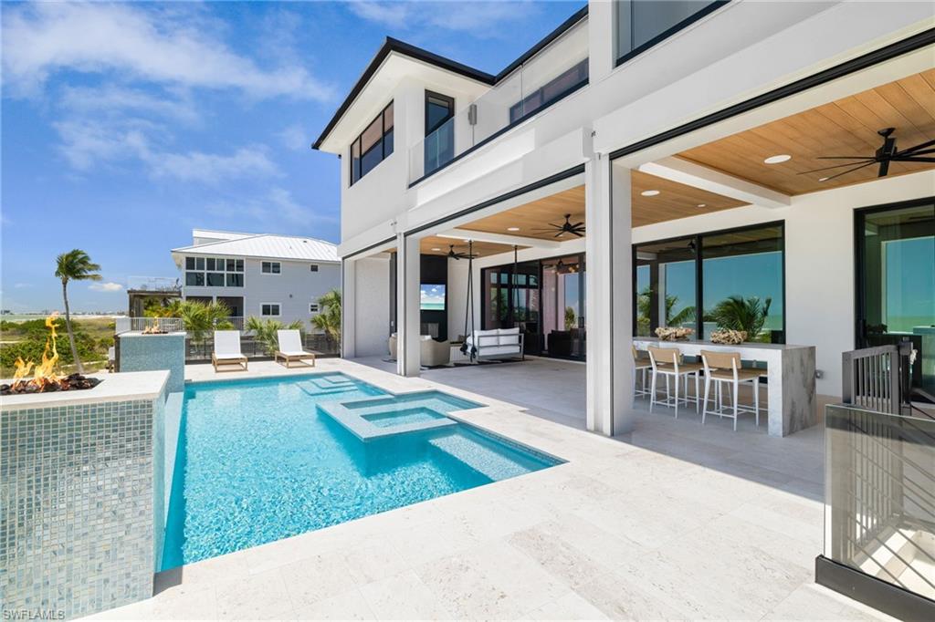 Expansive outdoor living area