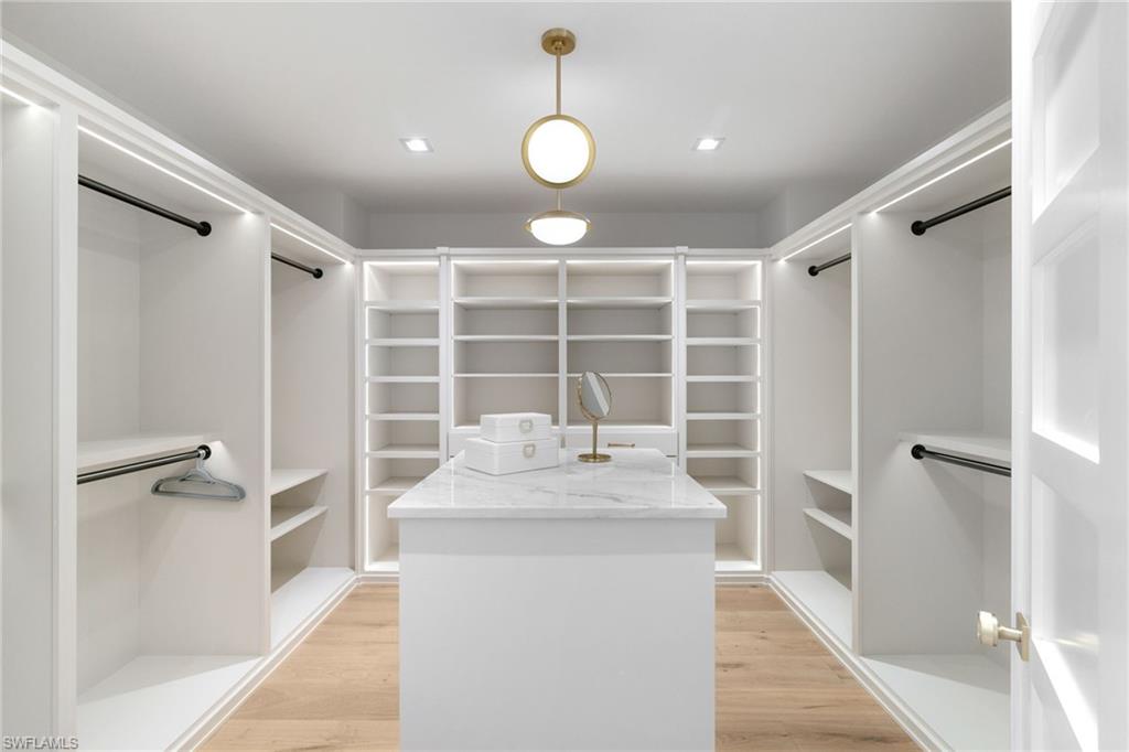 custom cabinetry highlighting the primary closets