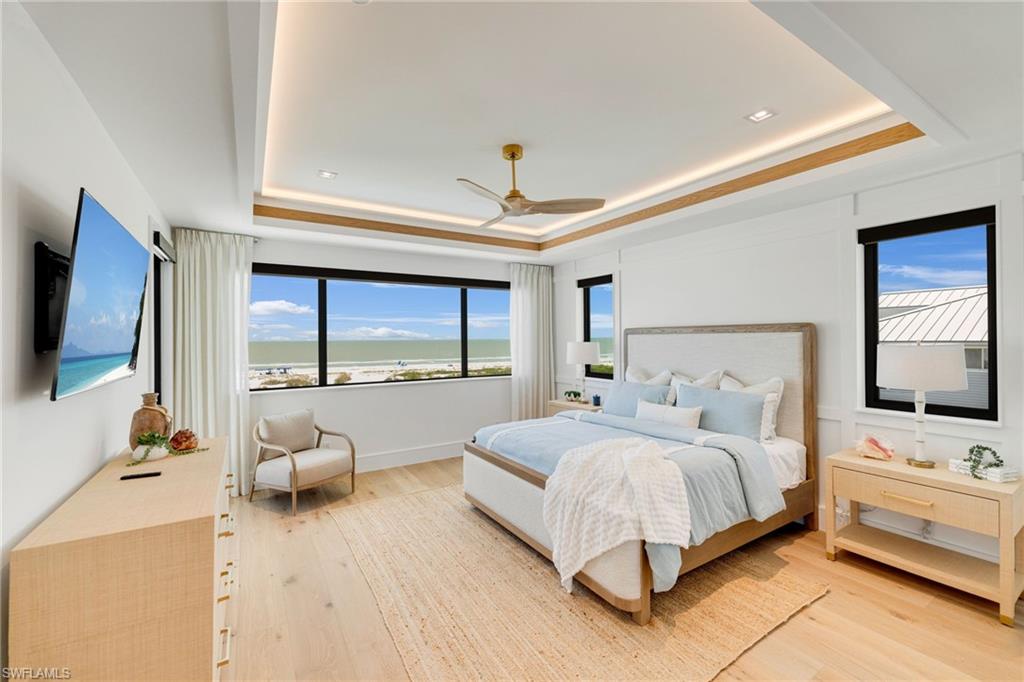 upstairs bedroom with gulf views