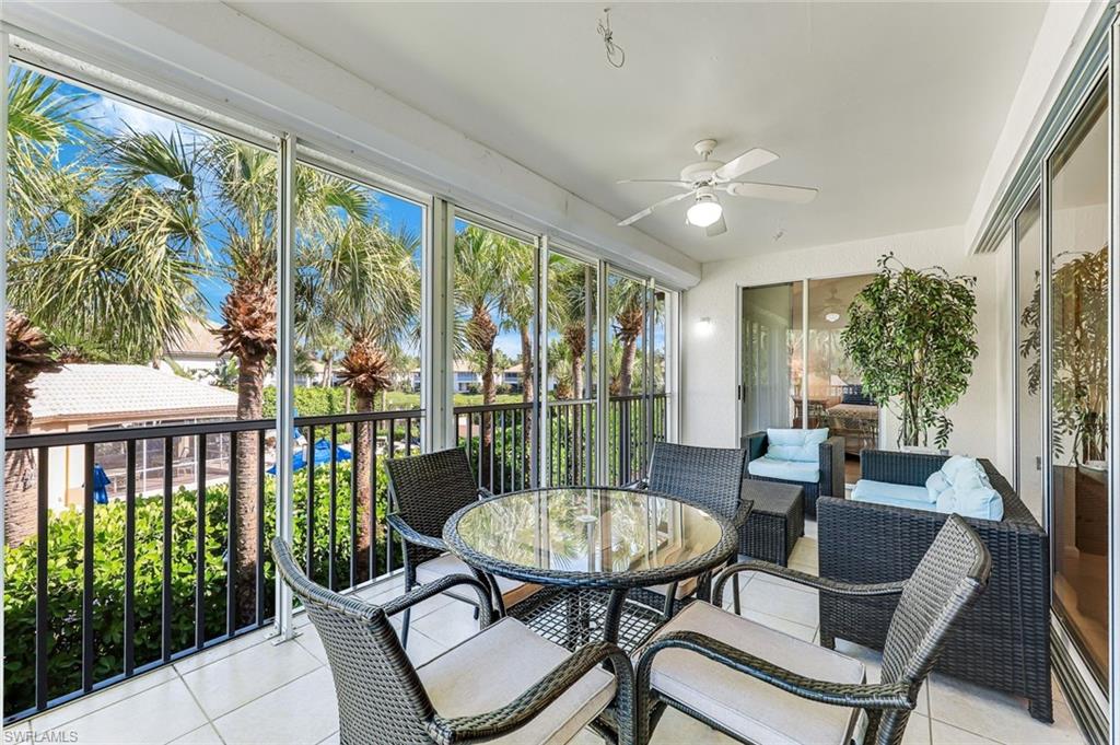 Screen Lanai overlooking community pool