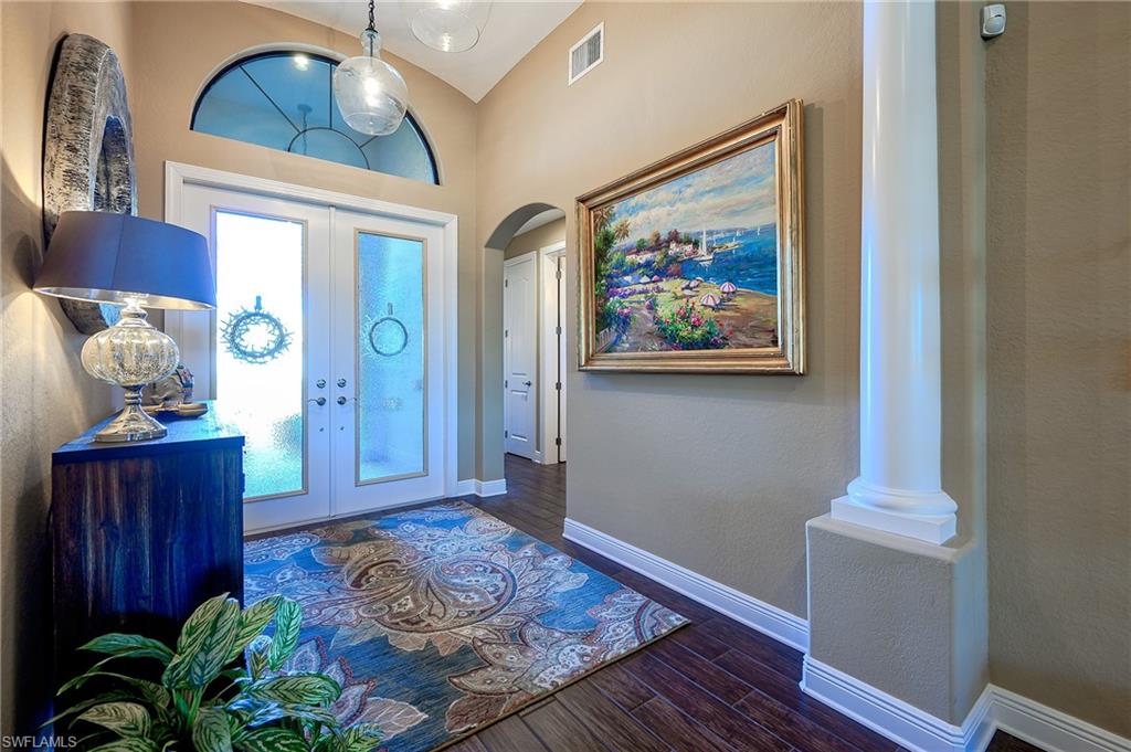 spacious foyer area