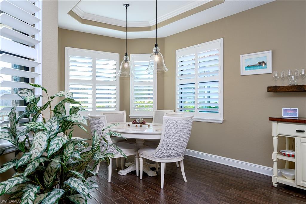 oversized dining area