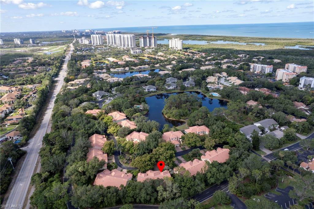 Aerial view looking south/southwest