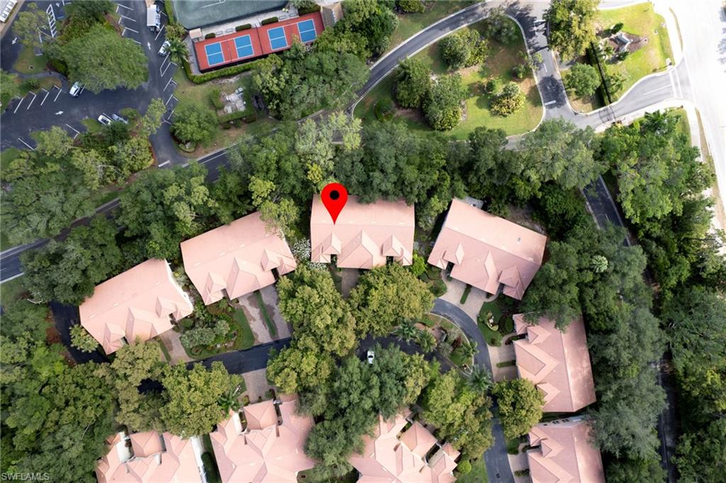 Aerial overview of property