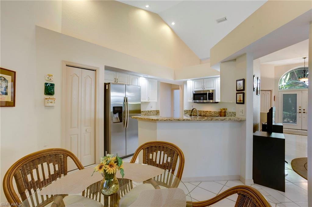 Breakfast nook looking into kitchen