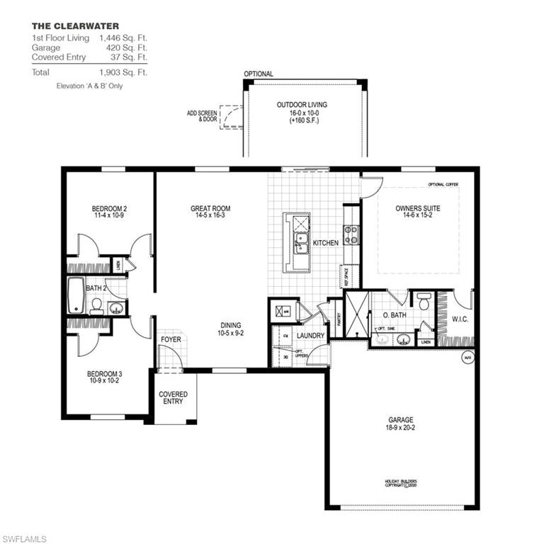 View of home floor plan