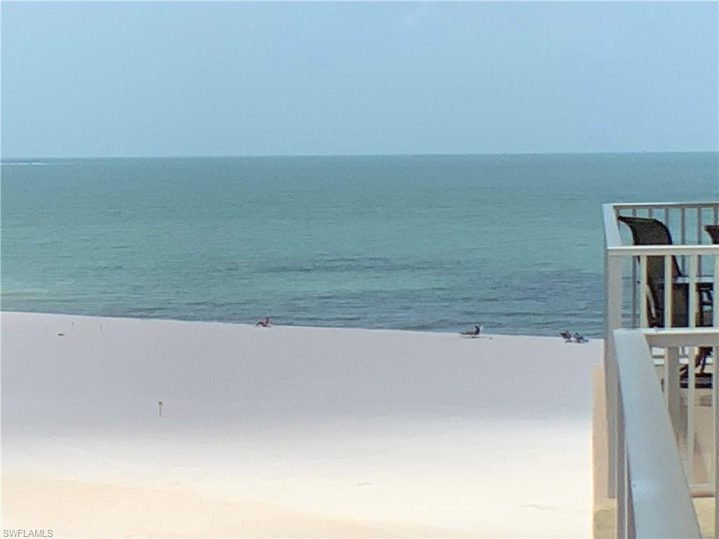 View from balcony watch dolphins swim by