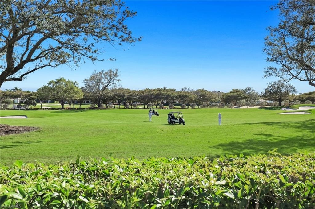 Surrounding community with view of golf course