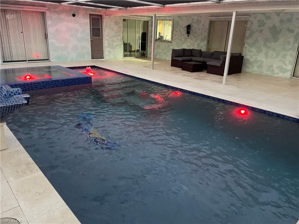 View of pool