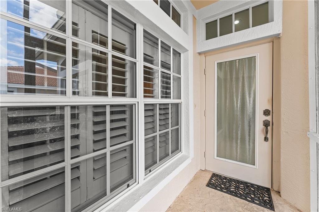 Doorway to property