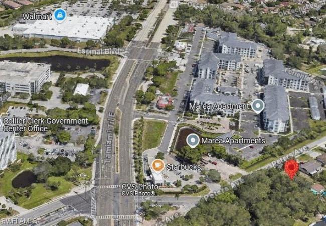Aerial view of property's location