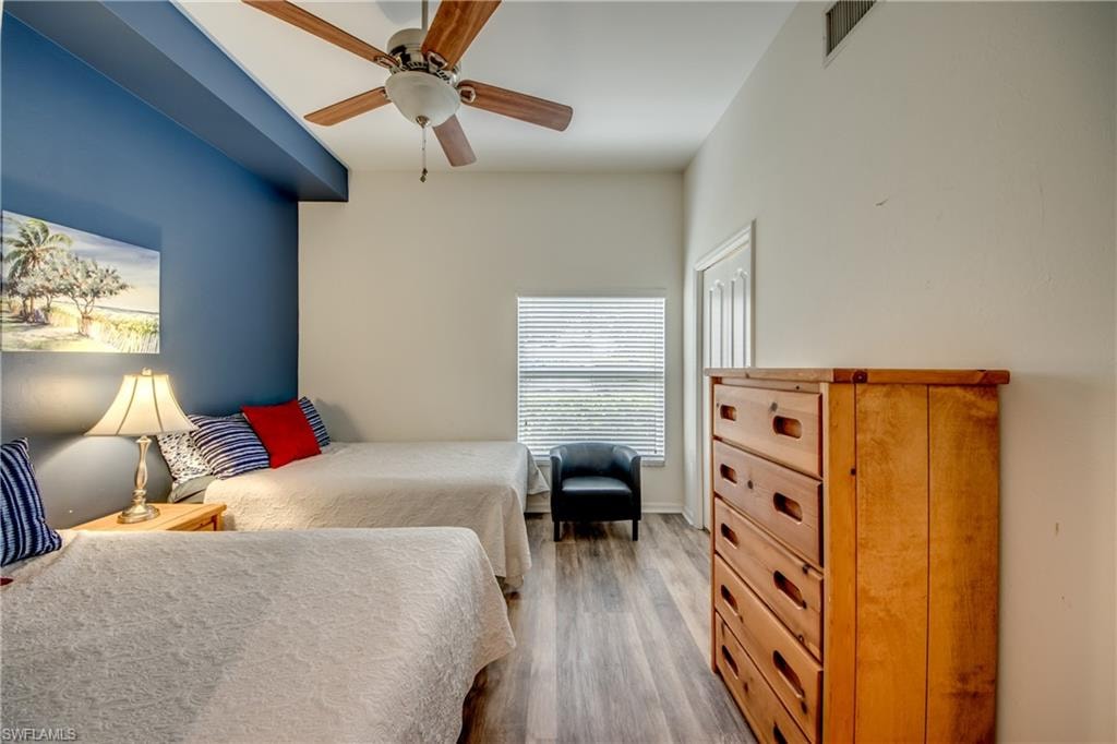 Guest Bedroom with large walk in closet
