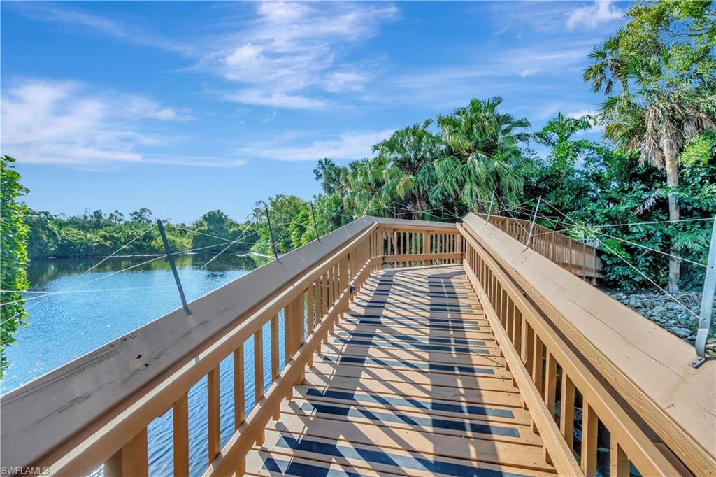 Pedestrian Bridge to Pelican Bay amenities