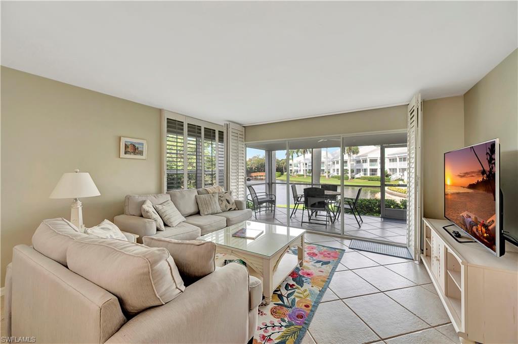 Living area and screened lanai