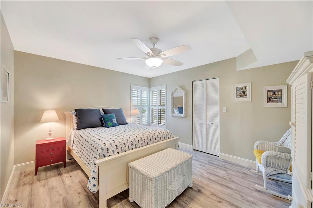Guest Bedroom with Queen Bed and walk-in closet