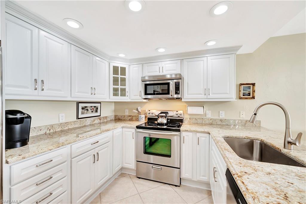 Fully stocked kitchen