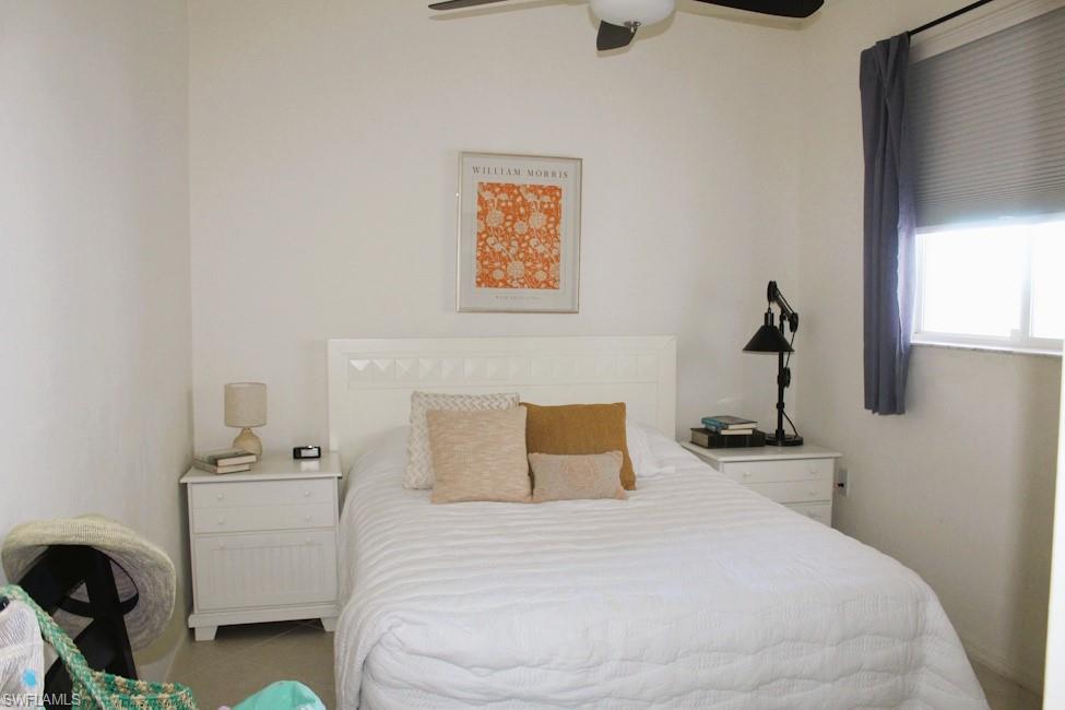 Bedroom featuring a ceiling fan