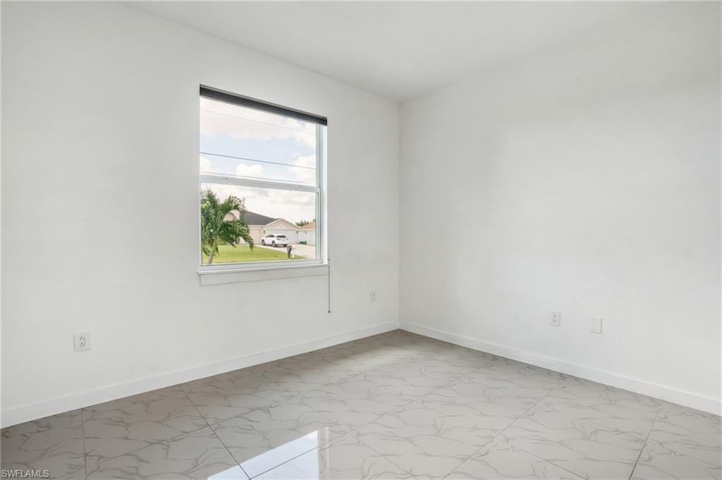 View of spare room