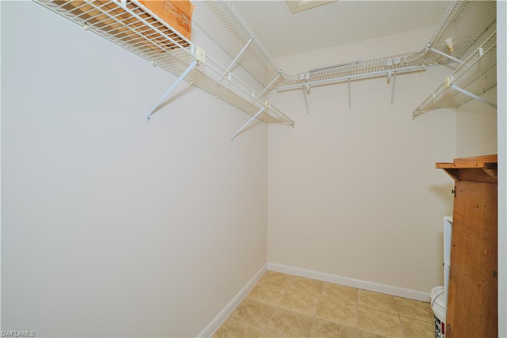 Large walk-in closet in the primary bedroom.