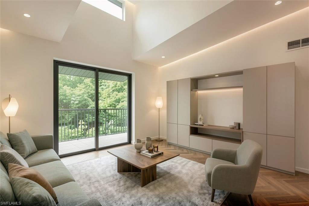 Great room has been virtually staged with AI.