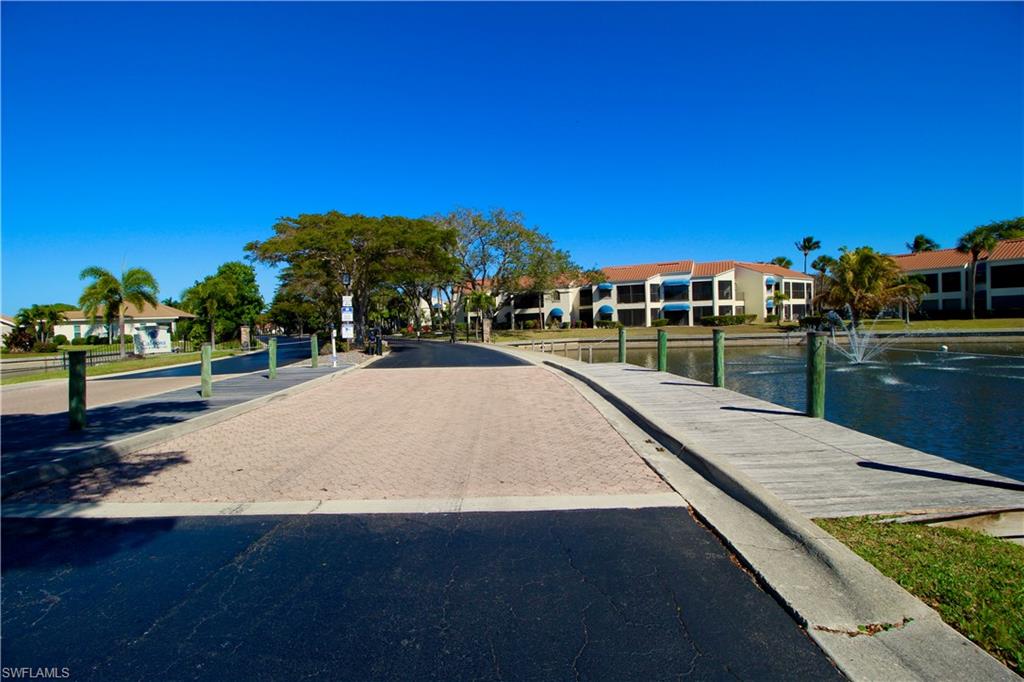 Community gated entrance. Unit is in viewed building